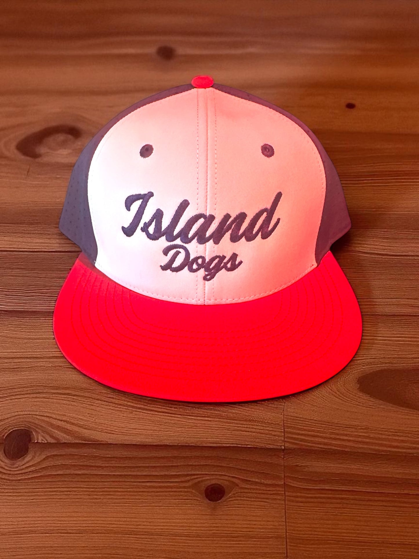 Red, White, Blue Hat w/ Flat Brim