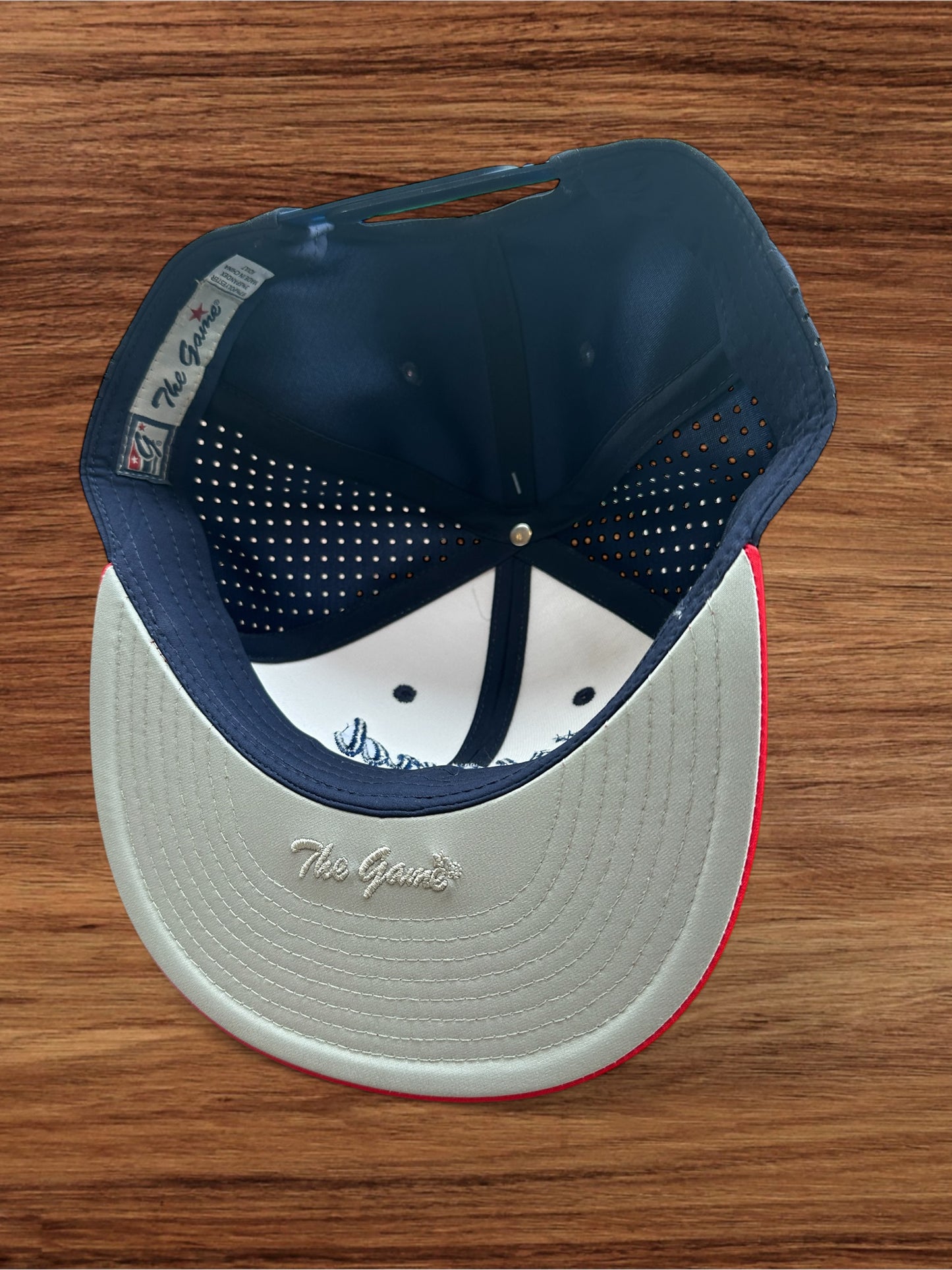 Red, White, Blue Hat w/ Flat Brim