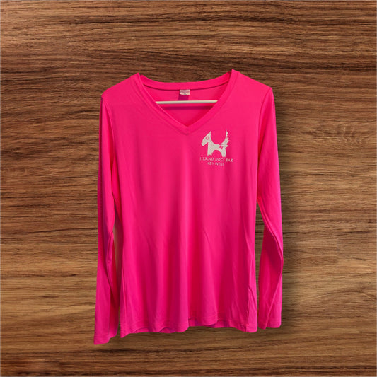 Ladies V-neck UV Long Sleeve