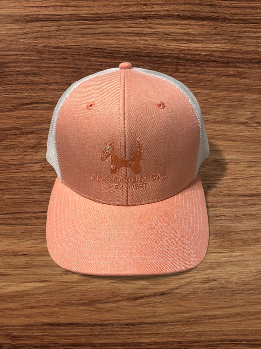 Salmon Hat w/ White Snap Back