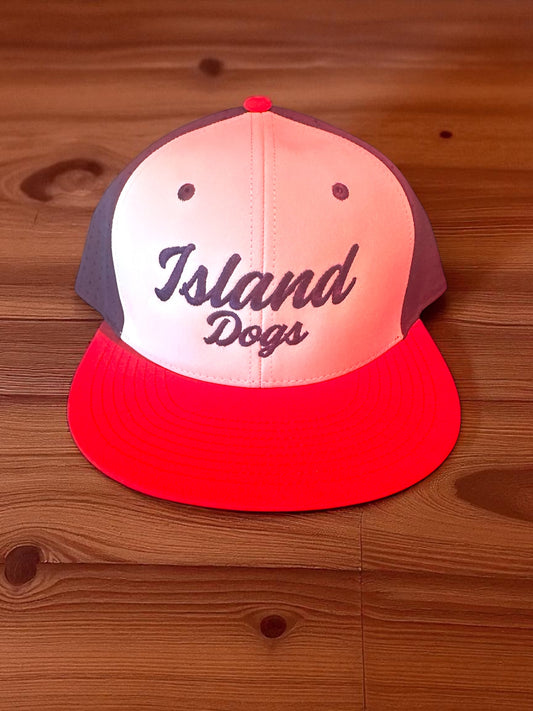 Red, White, Blue Hat w/ Flat Brim