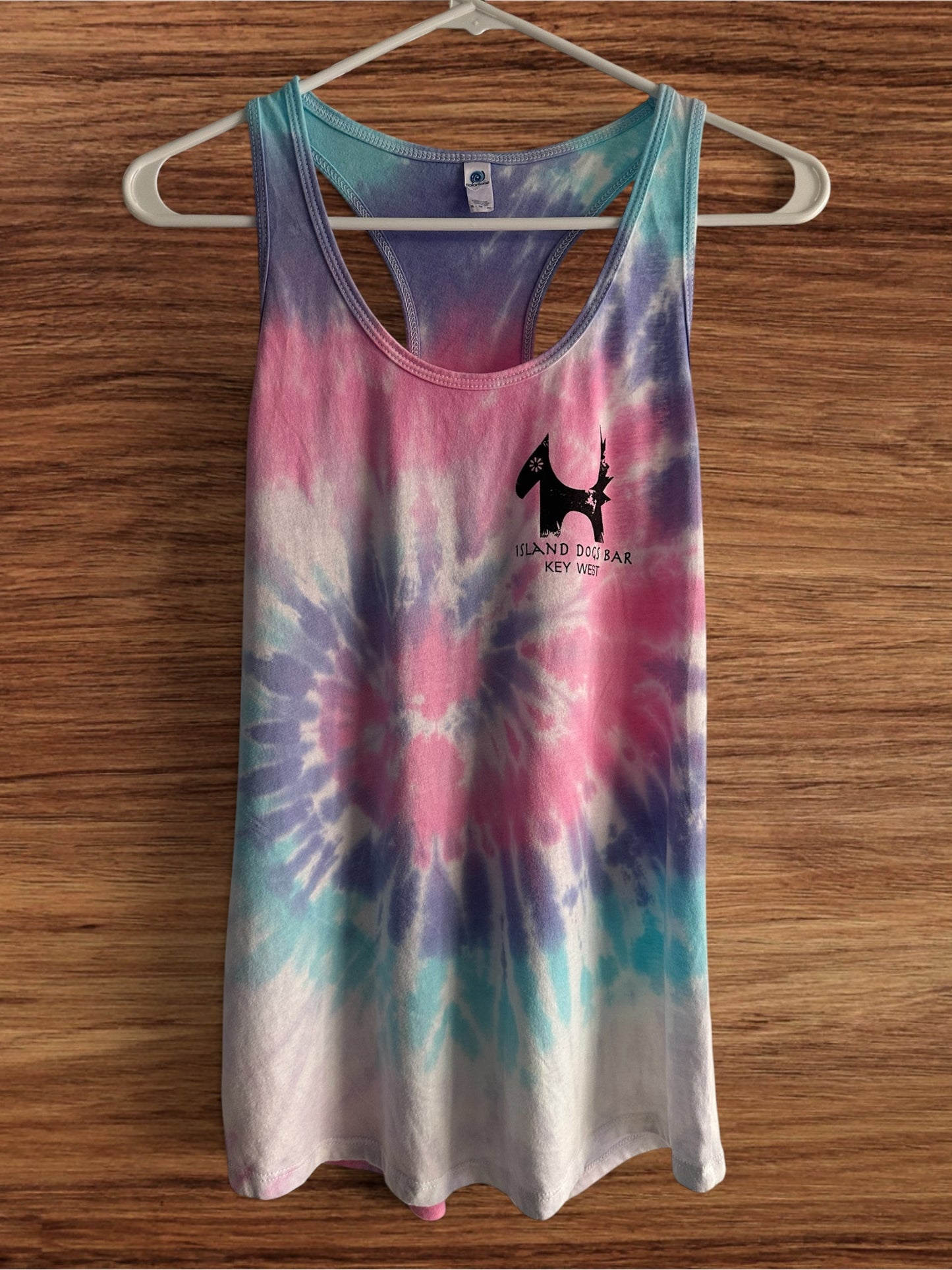 Ladies Racer-back Tye-Dye Tank