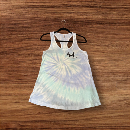 Ladies Racer-back Tye-Dye Tank