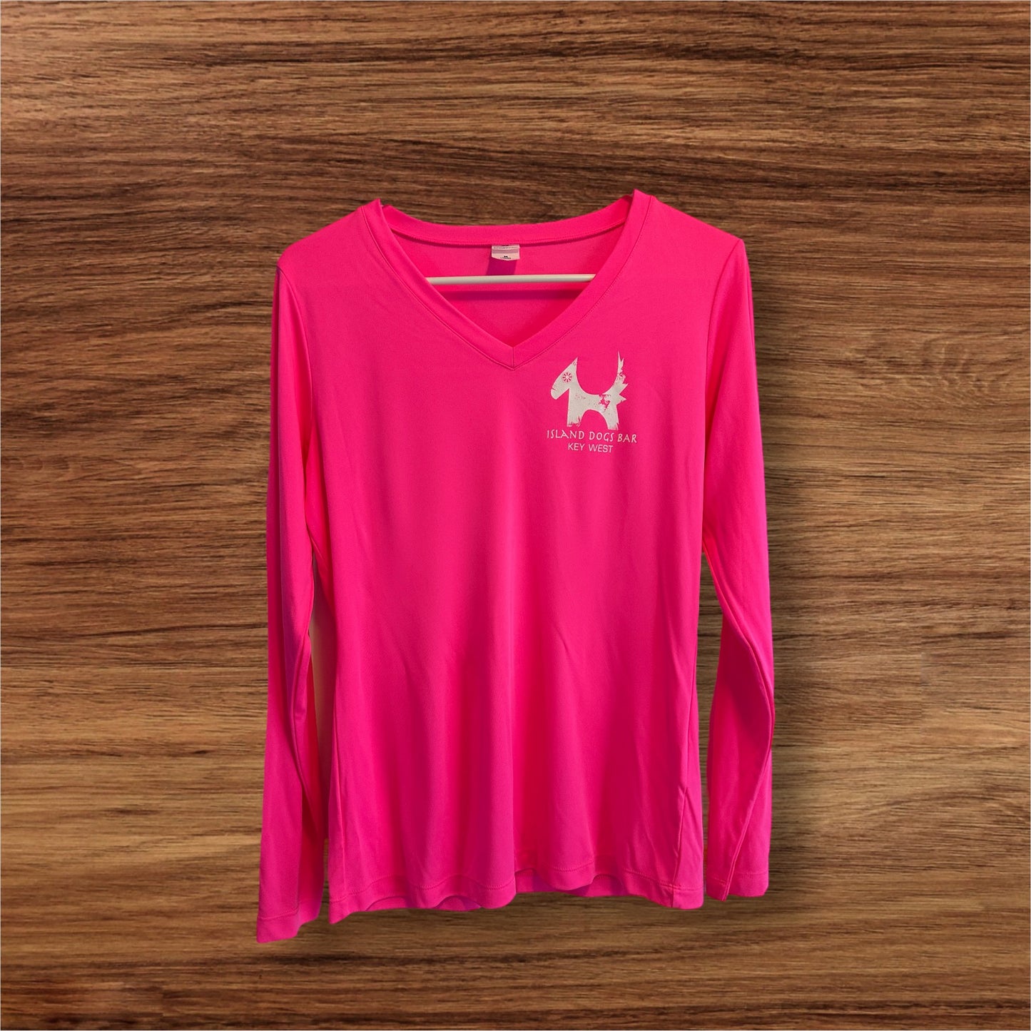 Ladies V-neck UV Long Sleeve